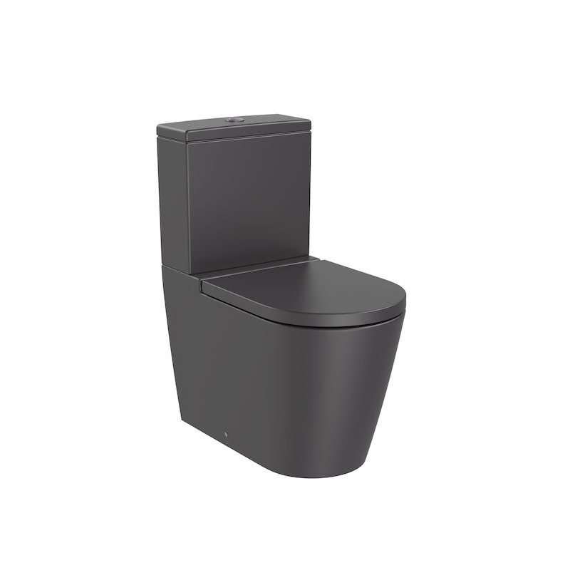 INSPIRA ROUND Miska wc do kompaktu Rimless BTW o/podwójny 645 mm ONYX ROCA A342526640