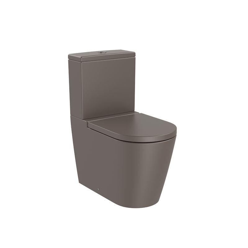 INSPIRA ROUND Miska wc do kompaktu Rimless BTW o/podwójny 645 mm CAFE ROCA A342526660