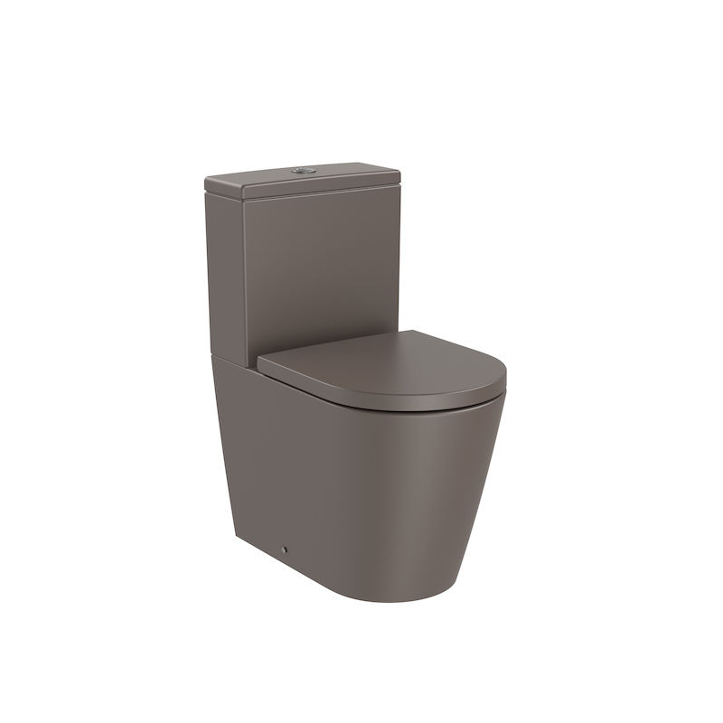 INSPIRA ROUND Miska wc do kompaktu Rimless BTW o/podwójny 600 mm CAFE ROCA A342529660