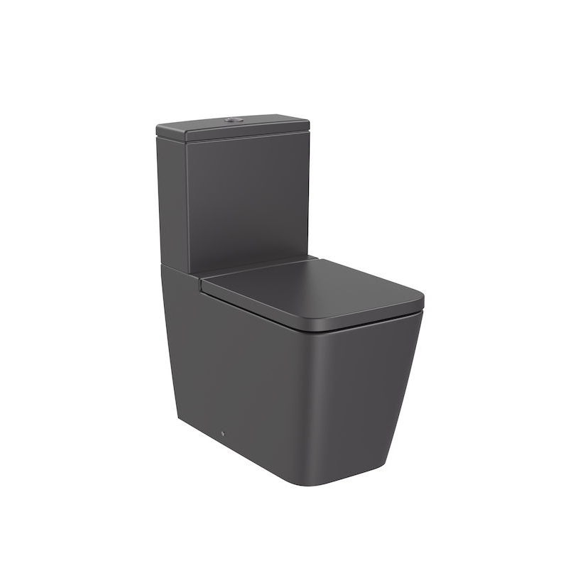 INSPIRA SQUARE Miska wc do kompaktu Rimless BTW o/podwójny 645 mm ONYX ROCA A342536640