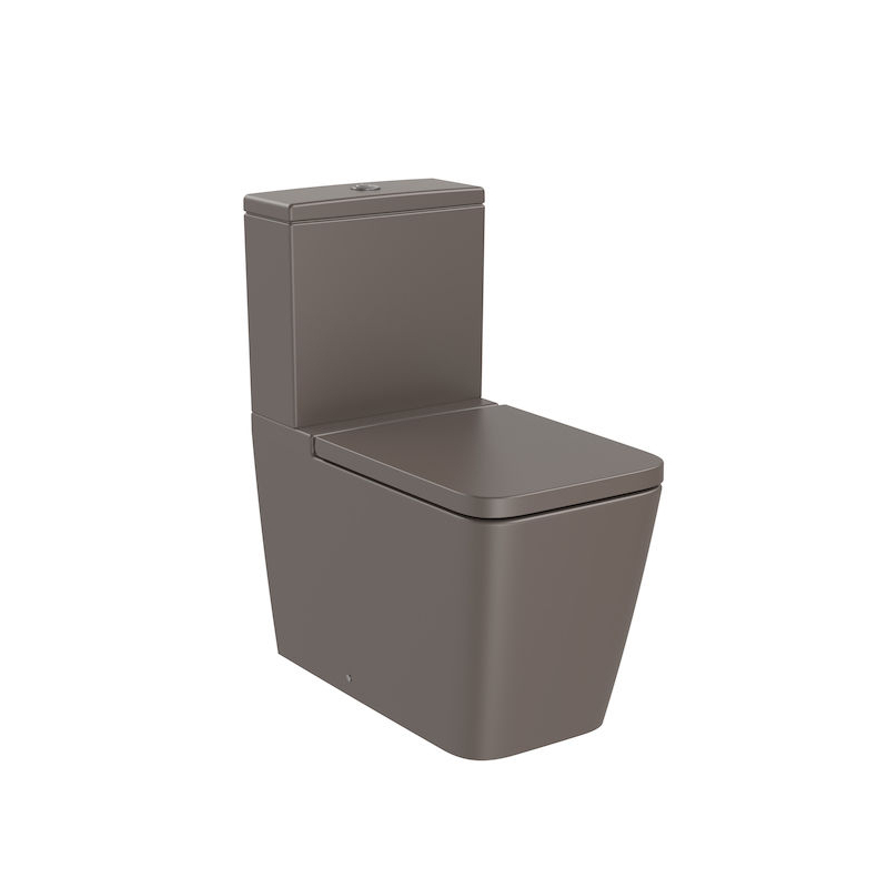 INSPIRA SQUARE Miska wc do kompaktu Rimless BTW o/podwójny 645 mm CAFE ROCA A342536660