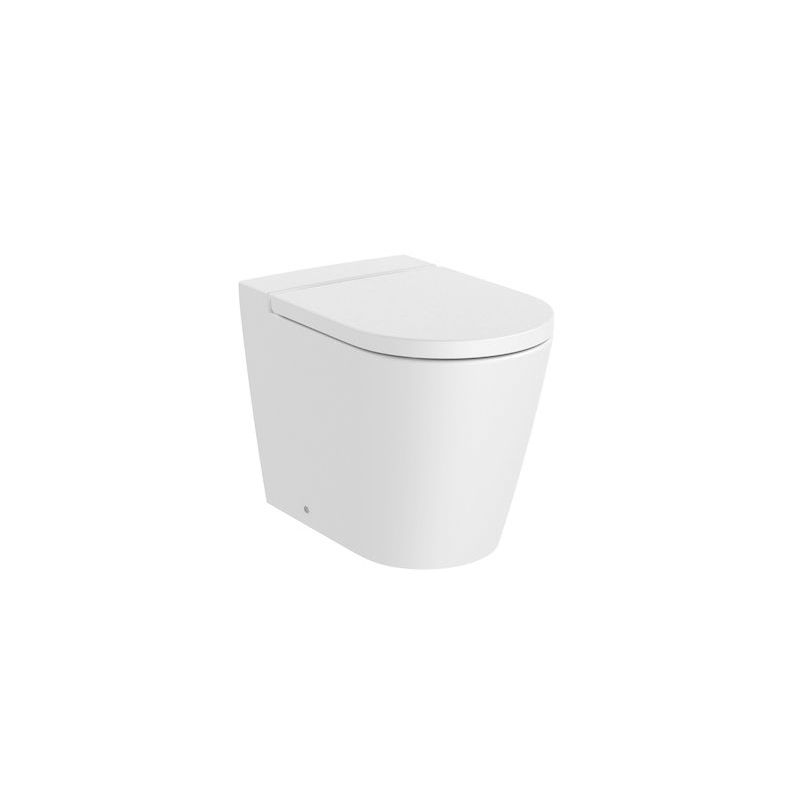 INSPIRA ROUND Miska wc stojąca Rimless BTW 560x370 BIAŁY MAT ROCA A347526620