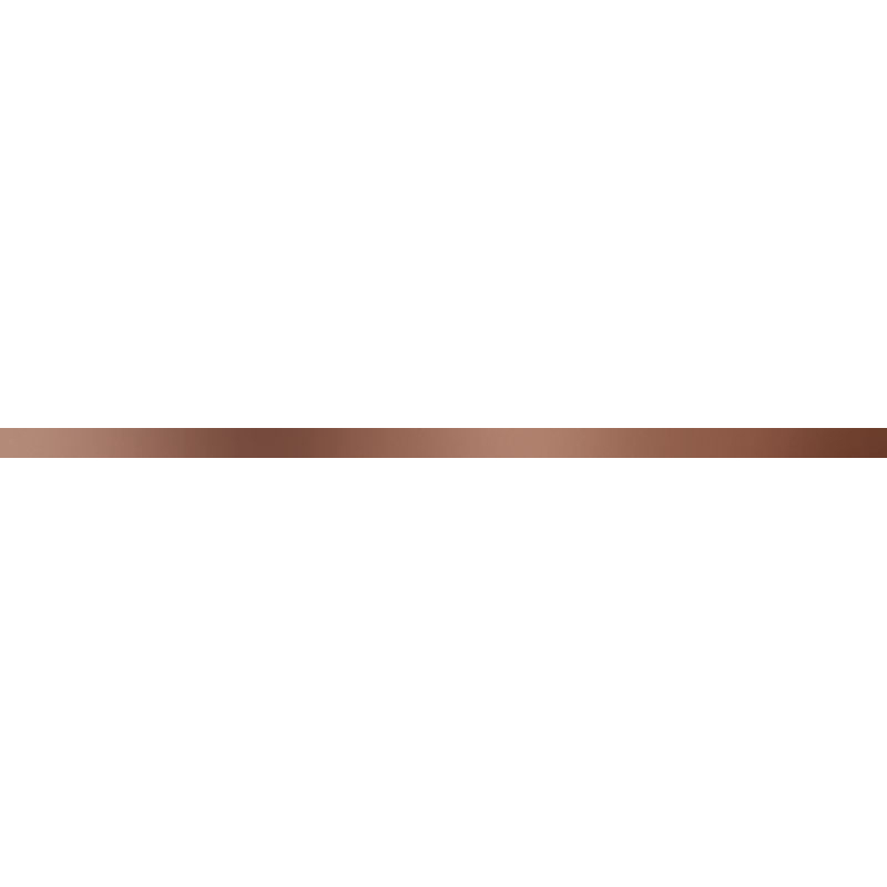 Listwa ścienna Steel copper 5 59,8x2 POŁYSK REKT. (P.44243)