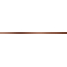 Listwa ścienna Steel copper 5 59,8x2 POŁYSK REKT. (P.44243)