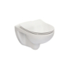 VICTORIA ZESTAW Miska wc podwieszana Rimless + deska wolnoopadajaca slim duroplast ROCA A34H398000