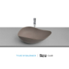 OHTAKE Umywalka nablatowa 54x37,5x18,5 cm cafe ROCA A327A13660