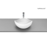 OHTAKE Umywalka nablatowa 37,5x37,5x17,5 cm Supraglaze ROCA A327A15S00