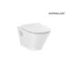 GAP ROUND Miska WC podwieszana Rimless 540 (odkryte mocowania) Supraglaze ROCA A3460N7S00