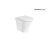 GAP ROUND Miska WC stojąca Rimless przyścienna BTW Supraglaze ROCA A3470N7S00