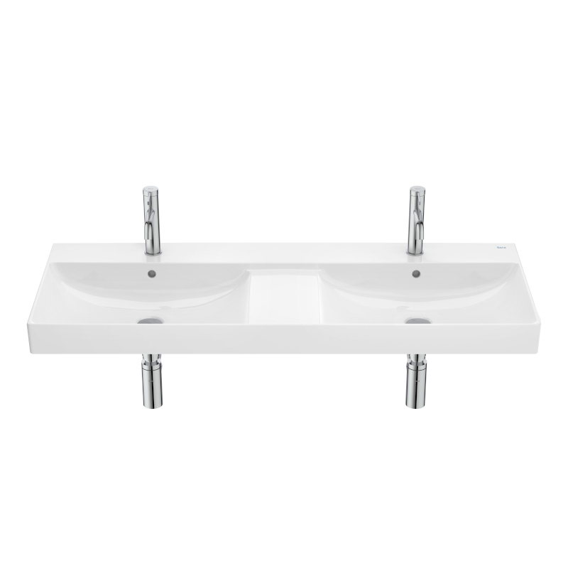ONA Umywalka ścienna podwójna 120x46 cm Supraglaze ROCA A32768BS00
