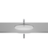 GAP Umywalka podblatowa owalna 55x35 cm ROCA A3270YC000