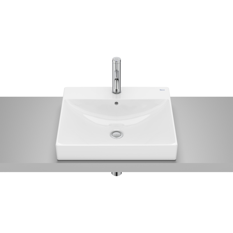 ONA Umywalka blatowa 50x45 cm z otworem na baterię Fineceramic ROCA A32768L000