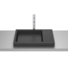 HORIZON Umywalka blatowa SKYLINE 60x38 cm CZARNY MAT ROCA A32727508B