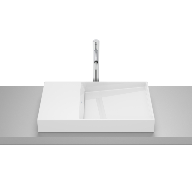 HORIZON Umywalka nablatowa DASH 60x38 cm BIAŁY POŁYSK ROCA A32727900B
