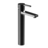 NAIA BLACK bateria umywalkowa wysoka, Cold Start, bez korka ROCA A5A3B96CN0