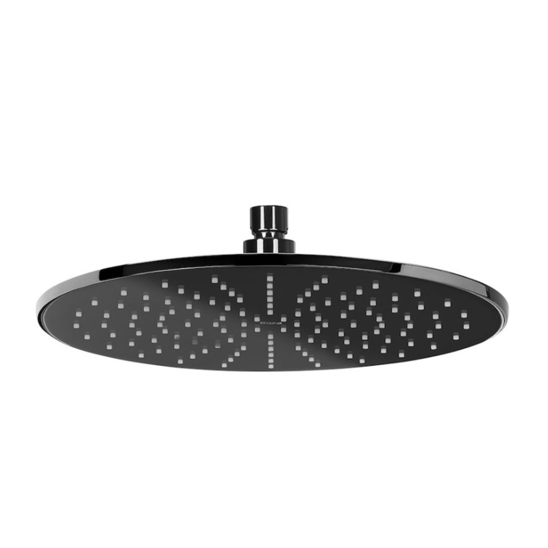 BLACK Glowica prysznicowa mosiężna okrągła 300 ROCA A5B3950CN0