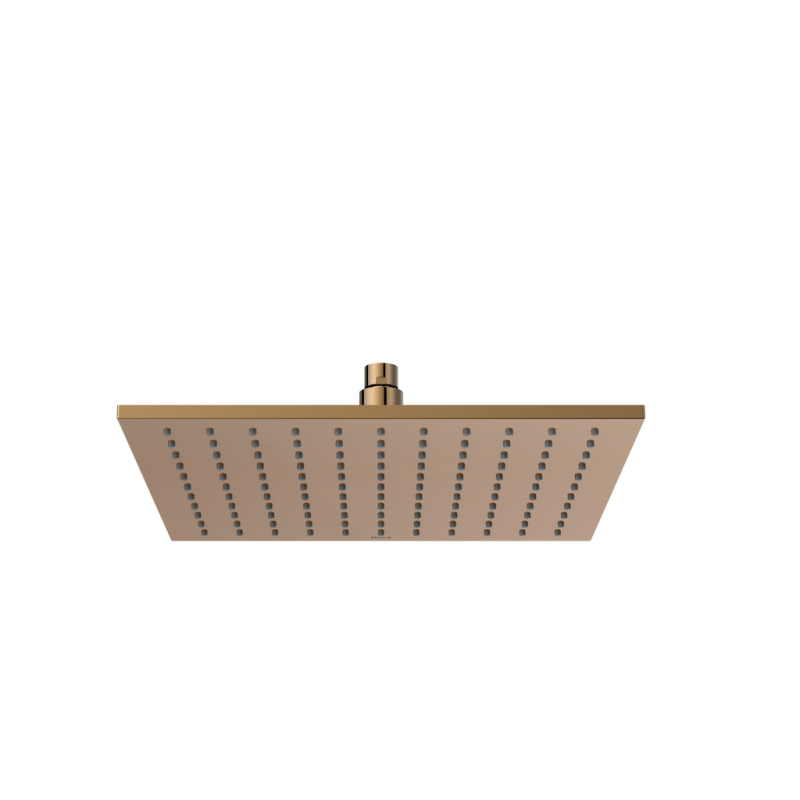 ROSE GOLD Głowica prysznicowa mosiężna kwadratowa 300x300 ROCA A5B4050RG0