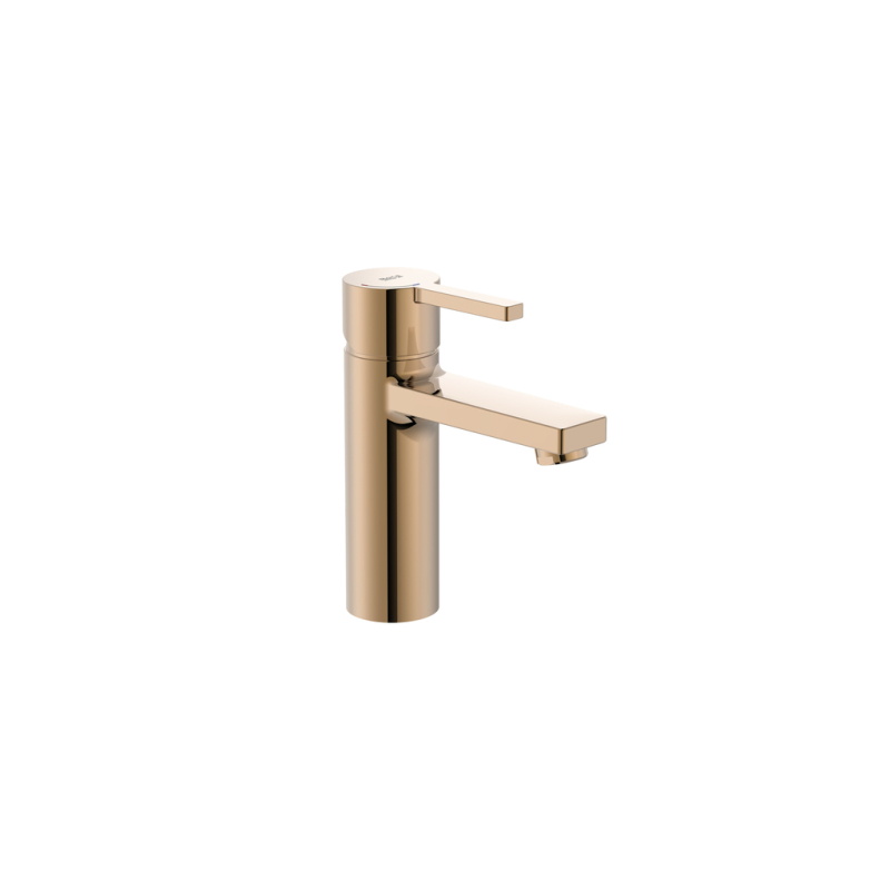NAIA ROSE GOLD bateria umywalkowa Cold Start, bez korka ROCA A5A3A96RG0