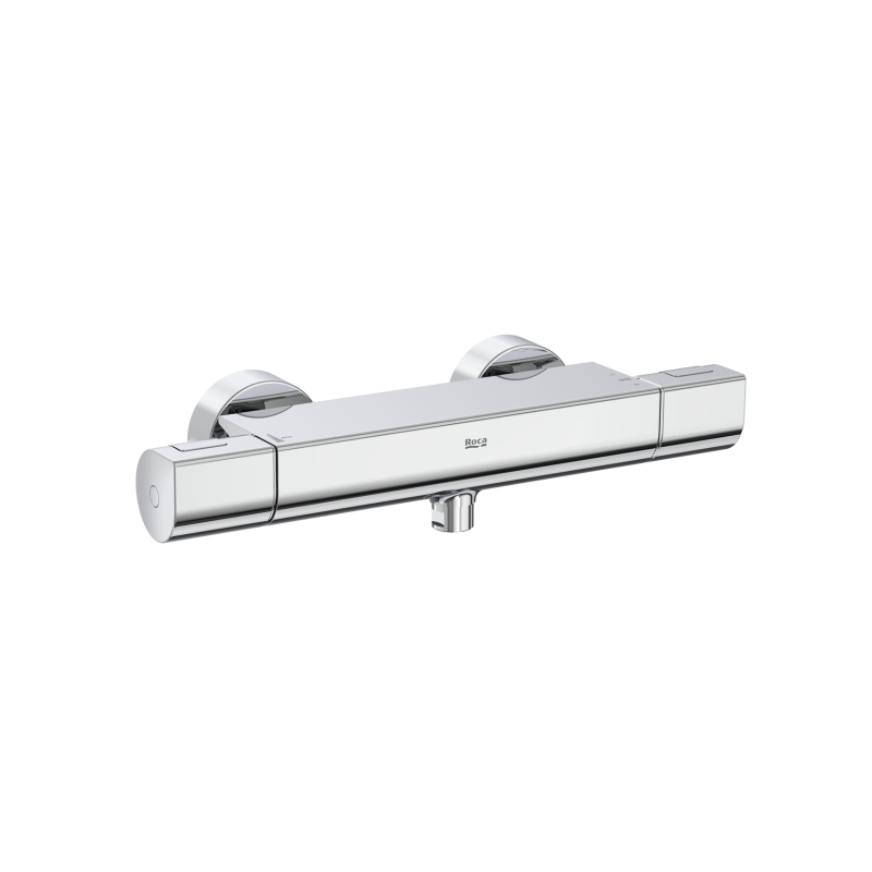 T-1000 Bateria termostatyczna prysznicowa ścienna chrom ROCA A5A142EC00