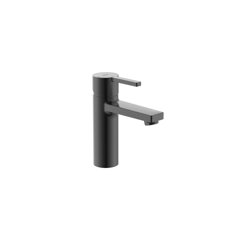 NAIA BRUSHED TITANIUM BLACK bateria umywalkowa Cold Start, bez korka ROCA A5A3A96NM0