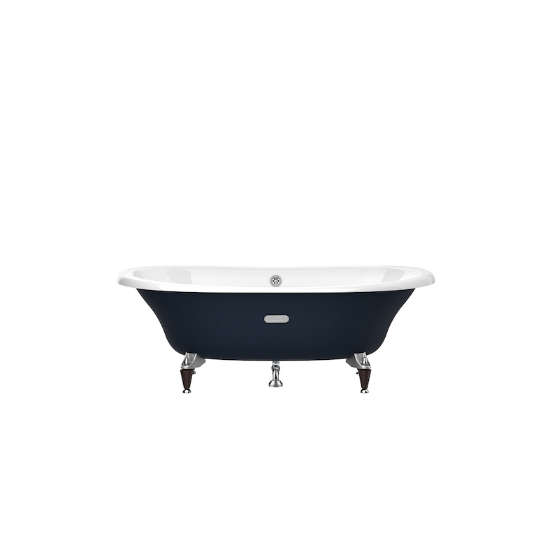 WANNA ŻELIWNA NEWCAST 170X85 KORPUS BLUE MARINE DNO ANTY/P BIAŁ ROCA A233650004