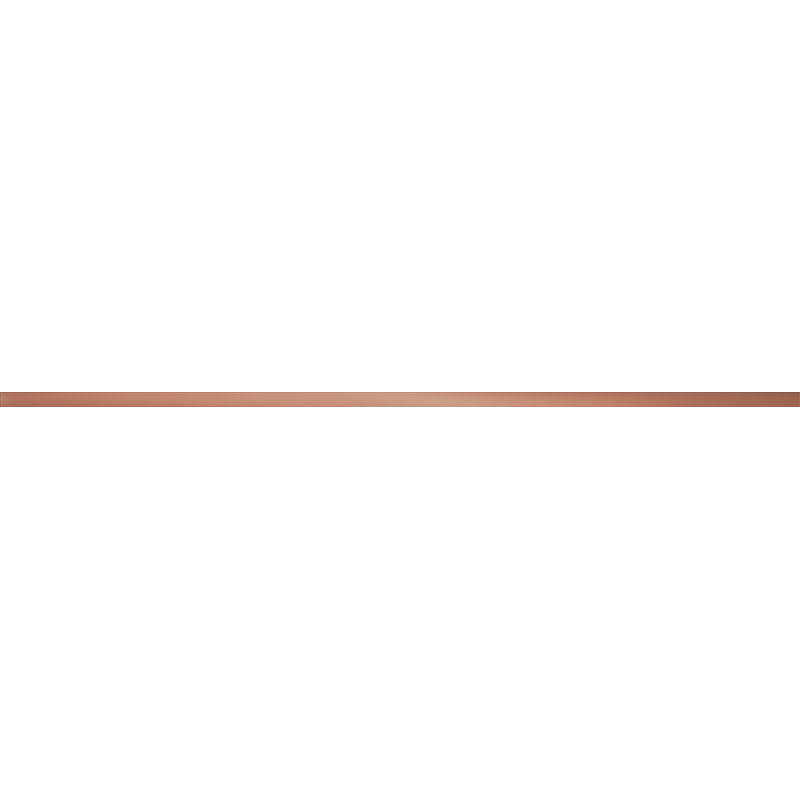 Listwa ścienna Steel Copper 4 119,8x2,3 POŁYSK REKT. (P.44359)