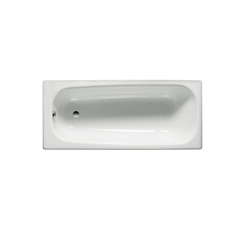 WANNA STALOWA CONTESA 150X70 BIAŁ ROCA A2360K0000