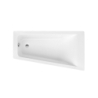 EASY WANNA ASYMETRYCZNA 1500X800 PRAWA BIAŁA BIAŁ ROCA A248406000