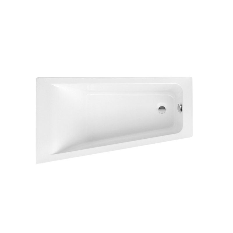 EASY WANNA ASYMETRYCZNA 1500X800 LEWA BIAŁA BIAŁ ROCA A248407000