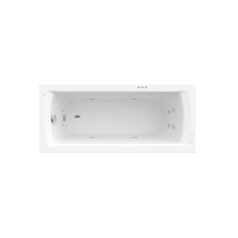 LINEA 1600X700 SMART WATERAIR PLUS BIAŁ ROCA A24T022000