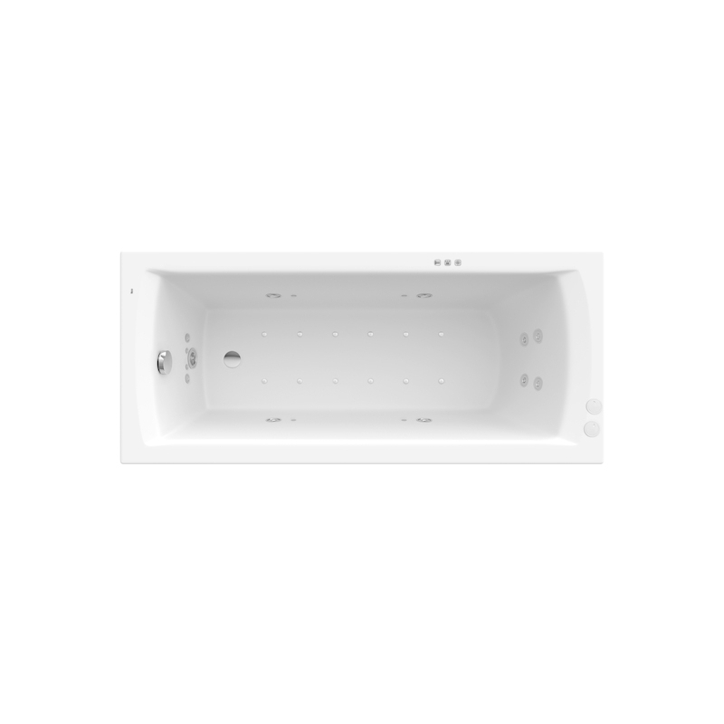 LINEA 1700X750 SMART WATERAIR PLUS BIAŁ ROCA A24T046000