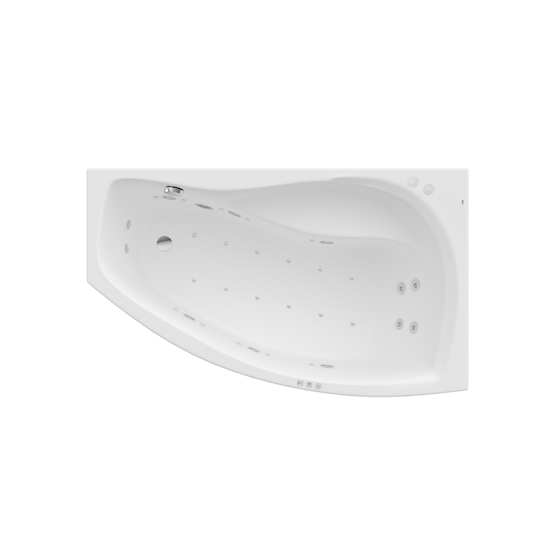 NICOLE RH 150X90 SMART WATERAIRPLUS BIAŁ ROCA A24T149000