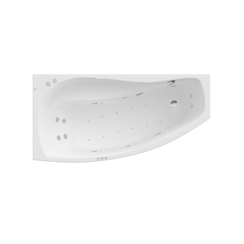 NICOLE LH 160X80 SMART WATERAIRPLUS BIAŁ ROCA A24T157000