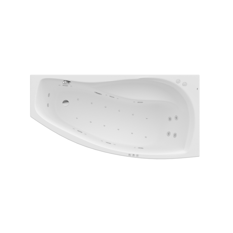 NICOLE RH 160X80 SMART WATERAIRPLUS BIAŁ ROCA A24T165000