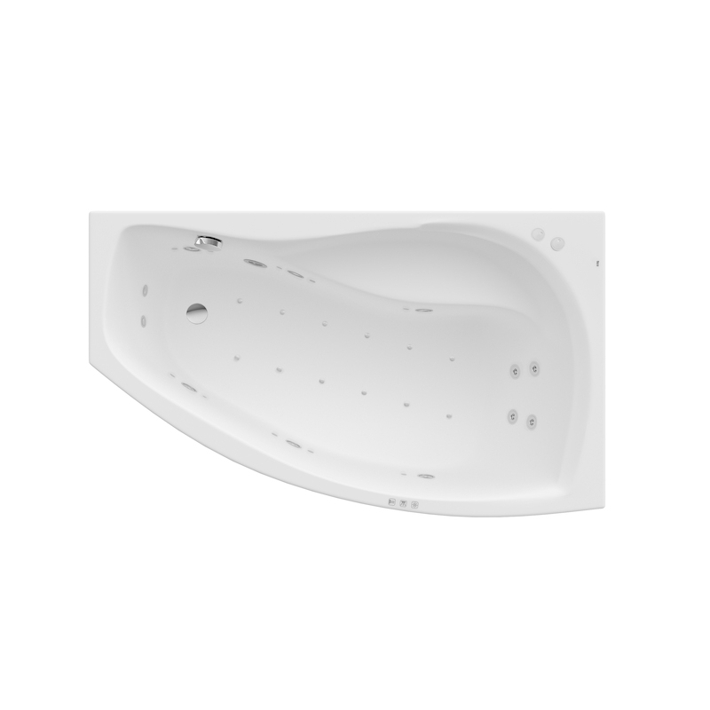 NICOLE RH 160X95 SMART WATERAIRPLUS BIAŁ ROCA A24T181000