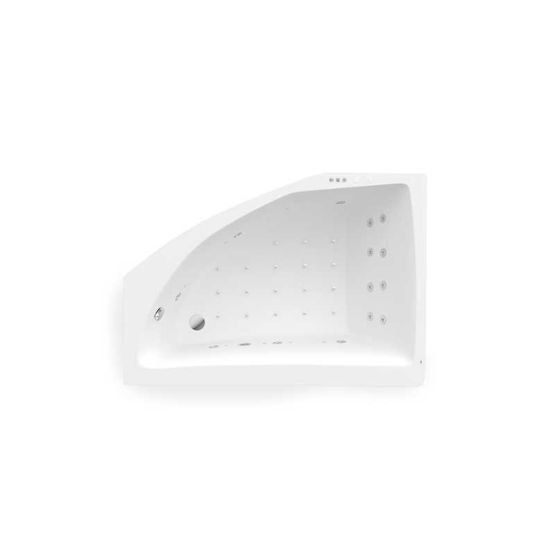 AQUAMAR. LH 175X120 SM.WATERAIRPLUS BIAŁ ROCA A24T252000