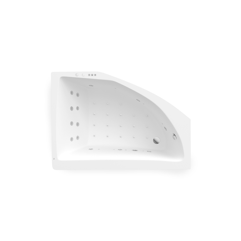 AQUAMAR. RH 175X120 SM.WATERAIRPLUS BIAŁ ROCA A24T259000