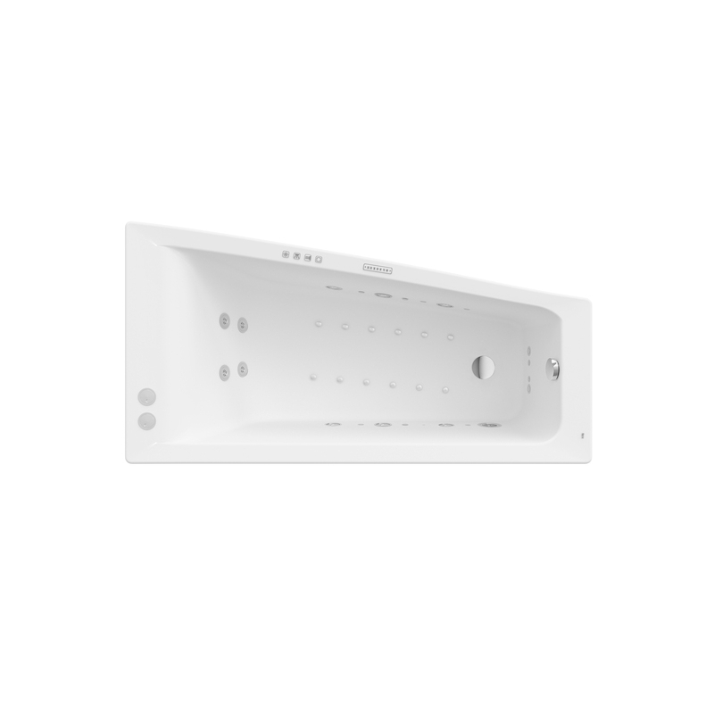 EASY 1500X800 RH EFFECTS GOLD BIAŁ ROCA A24T280000