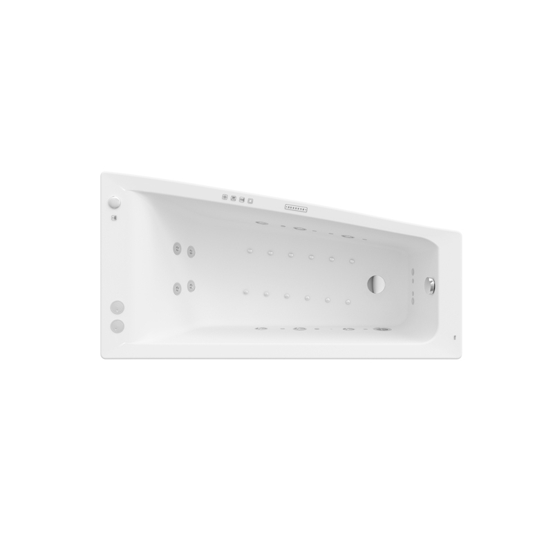 EASY 1500X800 RH EFFECTS GOLD OPCJA BIAŁ ROCA A24T281000