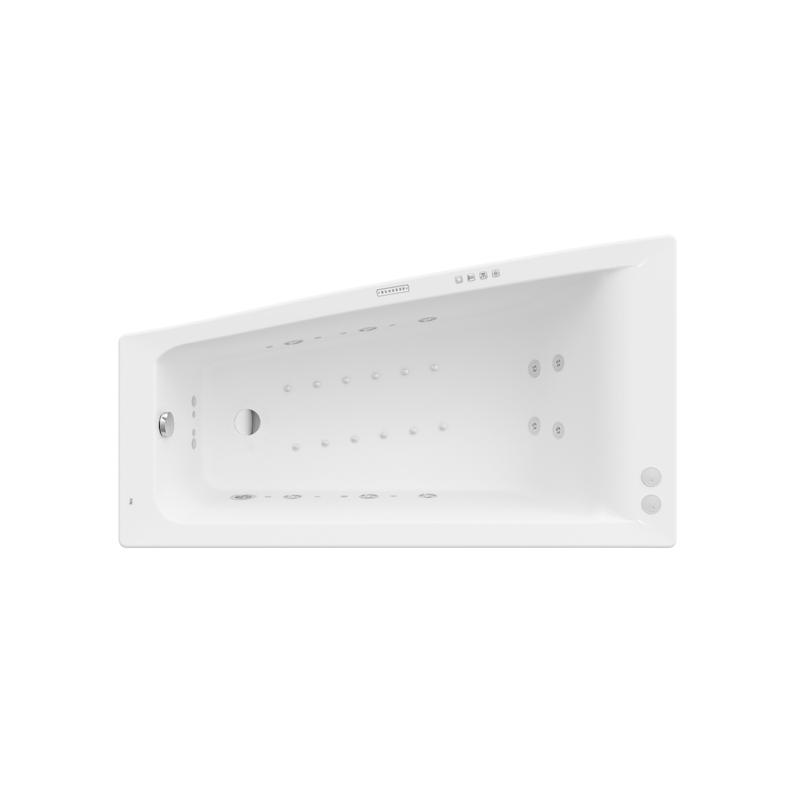 EASY 160X90 LH EFECT GOLD BIAŁ ROCA A24T301000