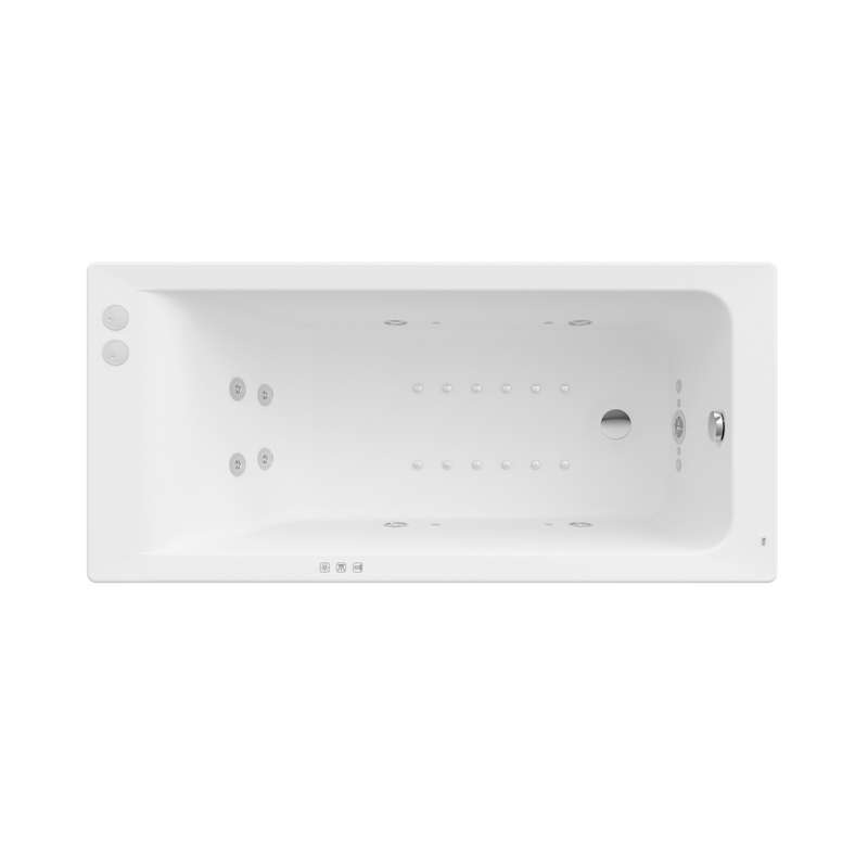 EASY 1500X700 SMART WATERAIR PLUS BIAŁ ROCA A24T312000