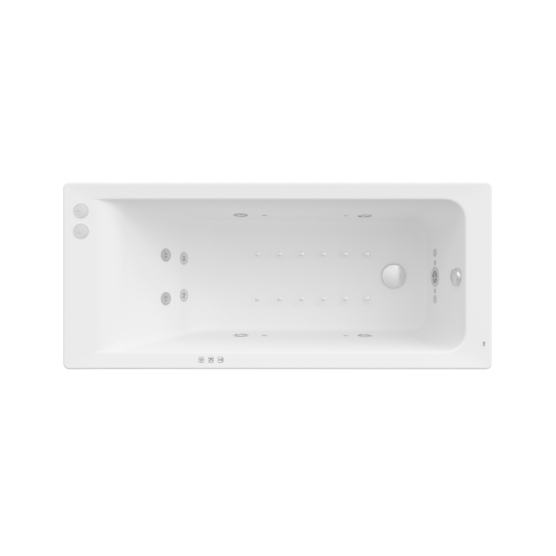 EASY 1600X700 SMART WATERAIR PLUS BIAŁ ROCA A24T318000
