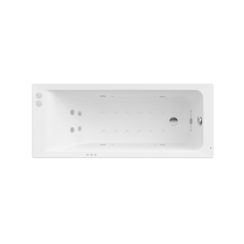 EASY 1700X700 SMART WATERAIR PLUS BIAŁ ROCA A24T330000