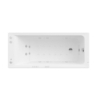 EASY 1700X750 EFFECTS GOLD WITH OPTION BIAŁ ROCA A24T338000