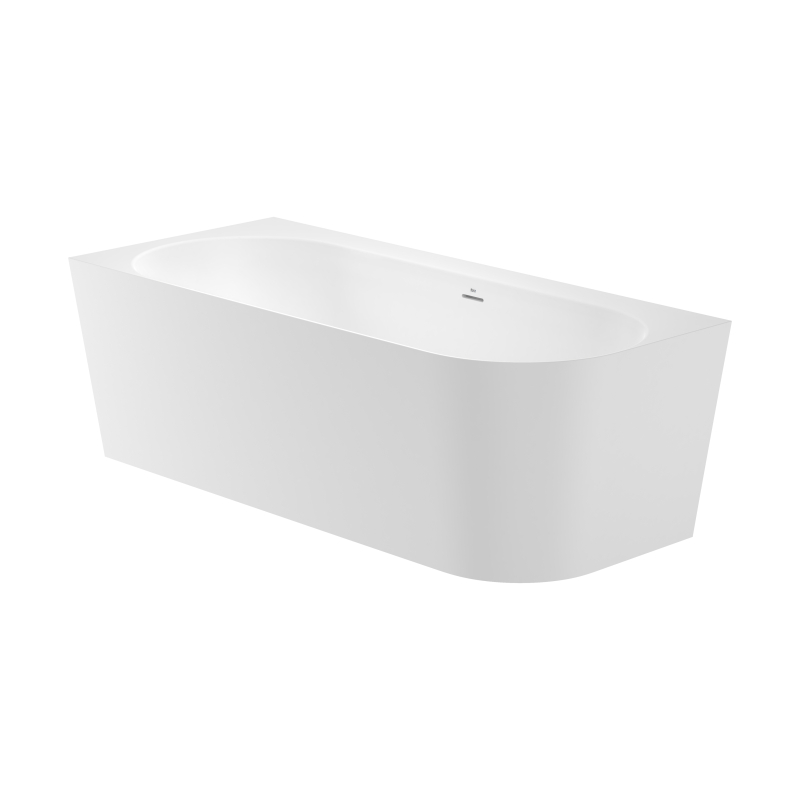 Raina corner LEWA 170X75 wanna narożna STONEX, przel. slot, syfon klik-klak. z możliwością instalacji baterii ROCA A248666000