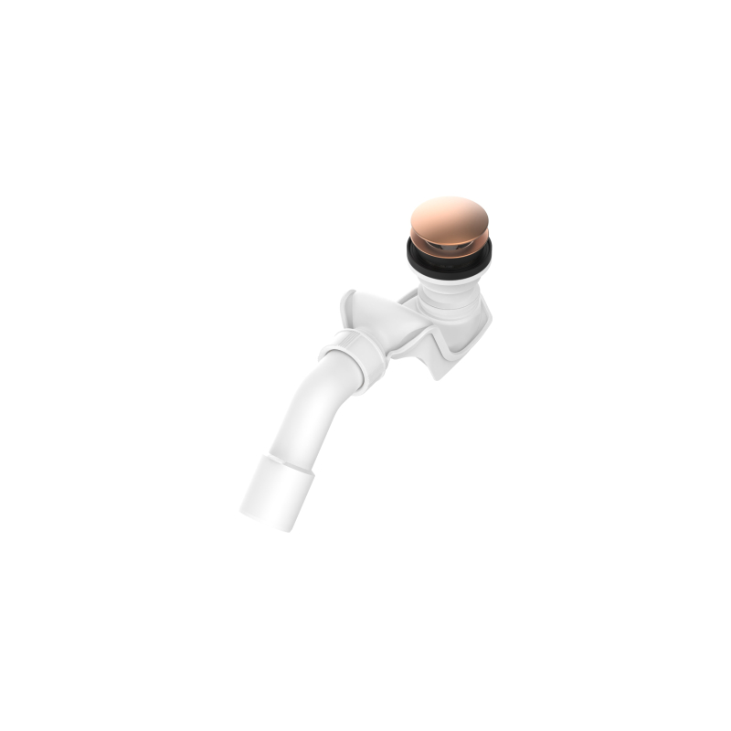 Syfon z korkiem klik-klak, kolor Rose Gold ROCA A24L5810RG