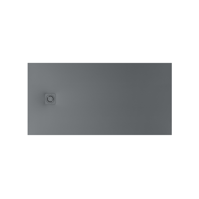 MAGMA brodzik prostokątny Stonex 2000 x 100 mm, niski syfon w komplecie, kolor szary łupek ROCA APE017D03E803200