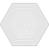 Dekor ścienny Cielo e Terra Geometry 1 22,1x19,2 MAT REKT. GAT.1 (P.44521)