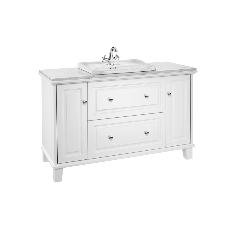 CARMEN baza mebel 1300 mm biały satynowy ROCA A857136415
