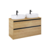 Szafka GAP PRO do kompletacji z blatem 120 cm Jasny Dąb ROCA A857906464